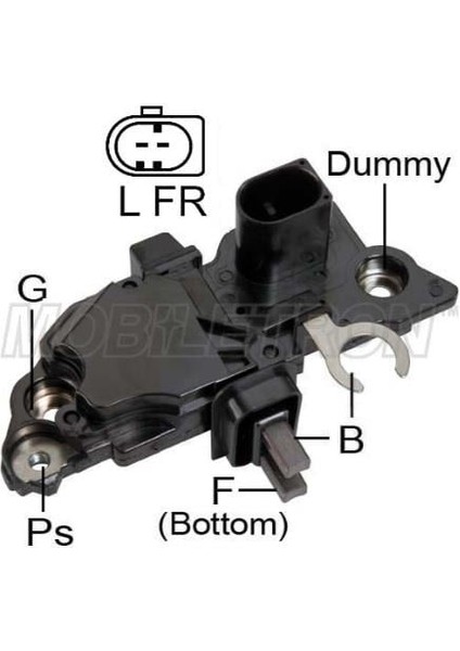 12V Kömürlü Konjektör Bosch Tipi Soketli (L-Dfm) Audı-Fıat-Mercedes-Porsche-Seat-Skoda-Vw