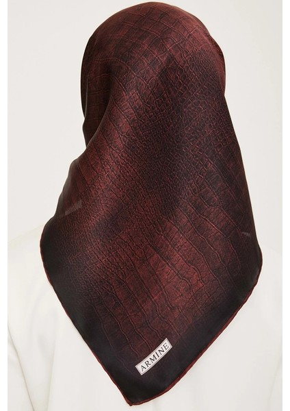 İpek Eşarp Nostalji Twill 9030-52 - Twill (Tivil) İpek