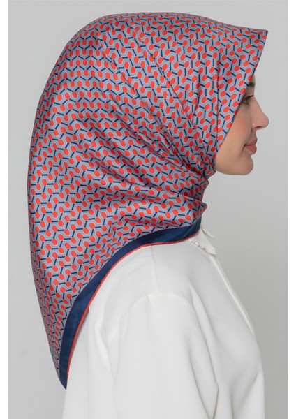 Özel Nostalji Serisi Twill Ipek Eşarp Modelleri 8401D-31