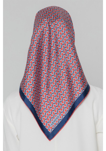 Özel Nostalji Serisi Twill Ipek Eşarp Modelleri 8401D-31