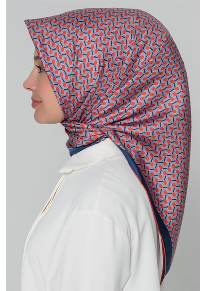 Özel Nostalji Serisi Twill Ipek Eşarp Modelleri 8401D-31
