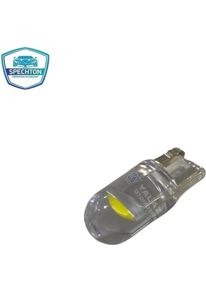 12V Dipsiz Ampul T10 5W Cam Cob Tek Ledli 6000K (1 Ad)