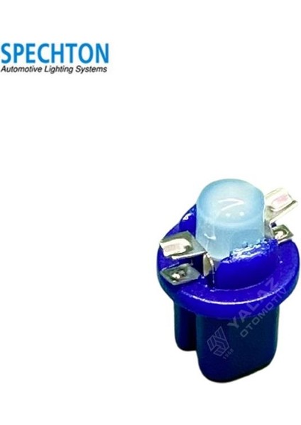 12V Duylu Gösterge Ampulü Dipsiz Mavi LED 0.24W (1 Ad)