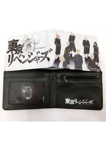 Anime Tokyo Revengers Hanagaki Takemichi Cüzdan Moda Öğrenci Erkek Pu Deri Bozuk Para Cüzdanı Cosplay Kısa Cüzdan Hediye (Yurt Dışından) modelleri