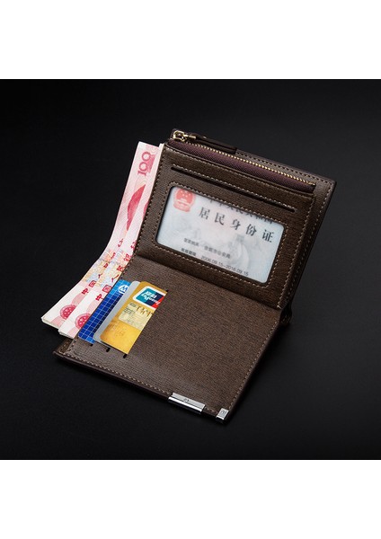 2020 Yeni Erkek Kısa Kabartmalı Cüzdan Fermuarlı Bozuk Para Çantası Moda Öğrenci Çantası Takım Çantası (Yurt Dışından) fırsatları