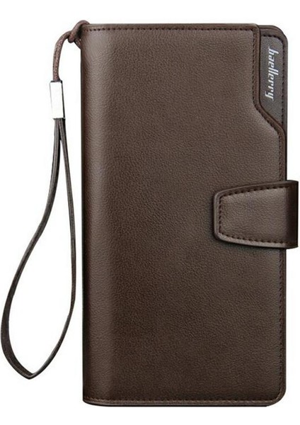 Erkek Uzun Cüzdan El Çantası Kredi Kartı ve Para Tutucular El Askısı Siyah - Intl (Yurt Dışından)