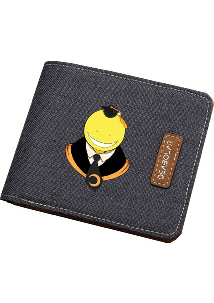 Anime Suikast Sınıfı Cüzdan Kadın Erkek Tuval Cüzdan Gençler Kısa Cüzdan Para Çantası Erkek Kız Para Karikatür Çanta (Yurt Dışından) fırsatları