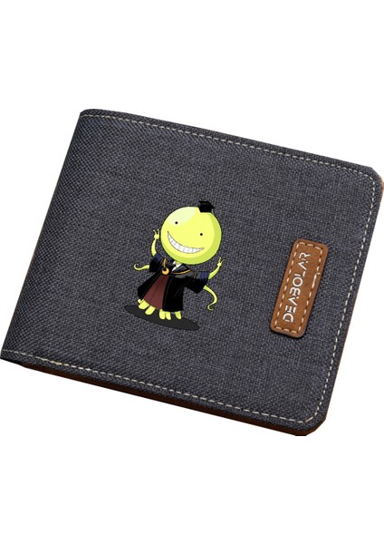 Anime Suikast Sınıfı Cüzdan Kadın Erkek Tuval Cüzdan Gençler Kısa Cüzdan Para Çantası Erkek Kız Para Karikatür Çanta (Yurt Dışından) indirimleri