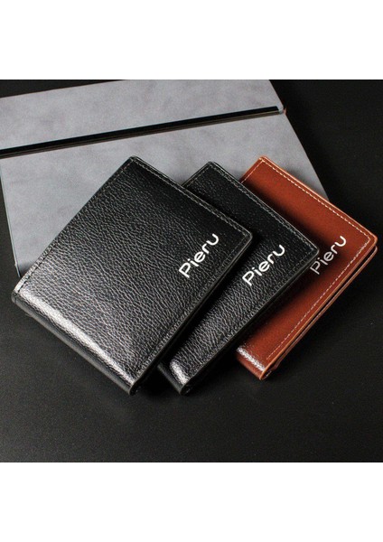 Dış Ticaret Yatay Erkek Cüzdanı Lychee Desen Çoklu Kart Iş Erkek Cüzdanı Moda Hediye On Yuan Mağaza Kaynağı (Yurt Dışından) indirimleri