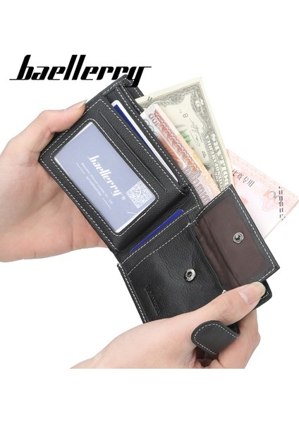 Cüzdan Erkek Deri Cüzdan Erkek Çanta Para Kredi Kartı Tutucu Hakiki Para Cebi Marka Tasarım Para Billfold Maschio Debriyaj (Yurt Dışından)