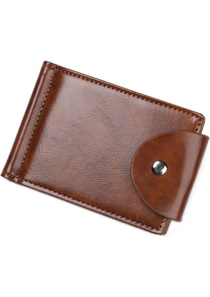 Beyler Toka Cüzdan Kart Sahibinin Pu Deri Cüzdan Moda Erkek Kart Çantası Taşınabilir Dayanıklı Küçük Cüzdan Erkekler Moda (Yurt Dışından)