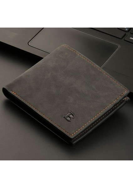 Yeni Retro Erkek Deri Cüzdan Küçük Para Çantalar Tasarım Dolar Üst Erkekler Ince Cüzdan Para Çantası Fermuarlı (Yurt Dışından)
