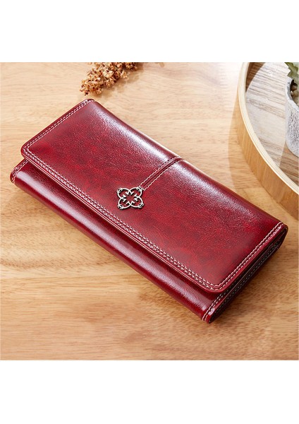 2022 Yeni Kadın Cüzdan Portfel Damski Para Çantası Bayan Uzun Deri El Çantası Cüzdan Kart Tutucu Carteras Para Mujer (Yurt Dışından) fırsatları