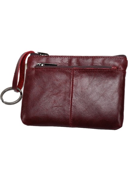 Erkek Mini Çanta Hakiki Deri Cüzdan Kadın Fermuar Kese Küçük Cüzdan Küçük Para Çantası Bozuk Para Cüzdanı Iş Bankası Kart Sahibinin (Yurt Dışından)