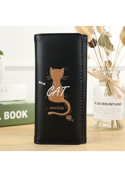 Kadın Cüzdan Uzun Kısa Bayan Çanta Kız Cüzdan Çanta Kartları Kımlık Tutucu Kadın Kedi Bozuk Para Cüzdanı Cep Kılıfı Kaliteli Para Çantaları (Yurt Dışından) fırsatları
