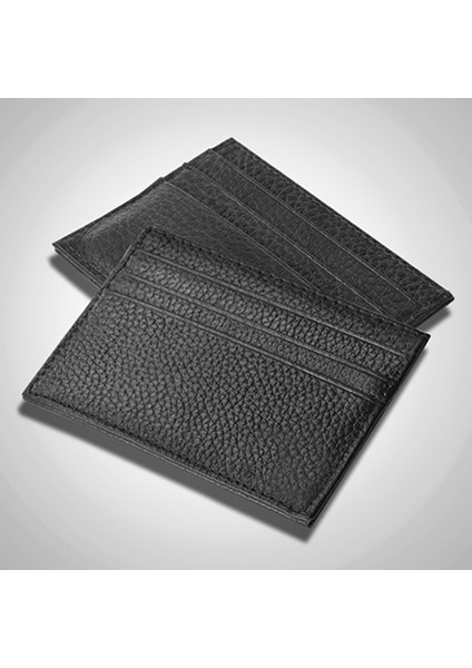 Microgood Erkekler Ince Kredi Kartı Tutucu Suni Deri Cüzdan Para Harçlık Çanta Kılıfı (Yurt Dışından)