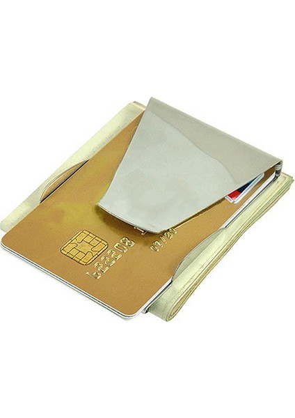 Microgood Paslanmaz Çelik Kimlik Kredi Kartı Tutucu Cüzdan Çift Taraflı Değişim Para Klipsi (Yurt Dışından) fırsatları