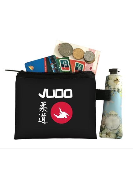 Serin Dövüş Sanatı Judo/tekvando/karate/aikido Bozuk Para Cüzdanı Genç Erkek Kız Cüzdan Kadın Erkek Kart ve Anahtar Tutucu Para Çantası (Yurt Dışından)
