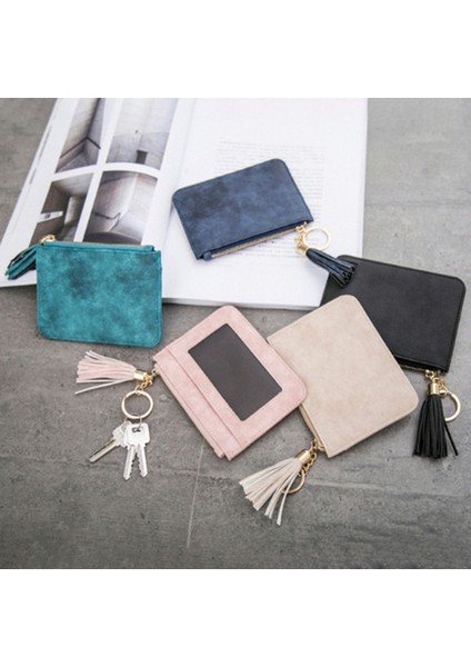 Mini Kadın Cüzdan Kadın Deri Ince Sevimli Ince Bayanlar Bozuk Para Cüzdanı Kartları Için Küçük Cüzdan Kadın Fermuar (Siyah) (Yurt Dışından) fırsatları