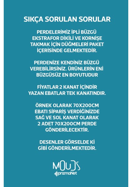 Turkuaz Beşgen Desenli Süet Oturma Odası Salon Fon Perde Baskılı Ekstrafor Büzgü 2 Kanat PRD-1018 fırsatları