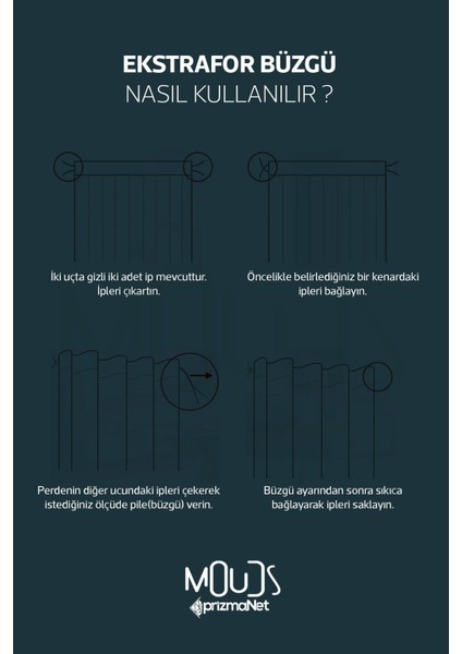 Renkli Çizgili Halı Desenli Süet Oturma Odası Salon Fon Perde Ekstrafor Büzgü 2 Kanat PRD-1010 indirimleri