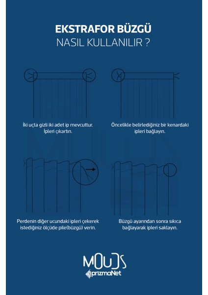 Turkey Ethnic Desenli Süet Oturma Odası Salon Fon Perde Baskılı Ekstrafor Büzgü 2 Kanat PRD-1085