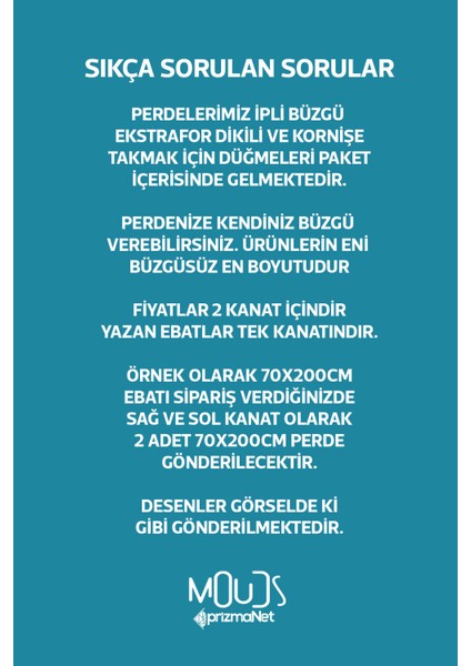 Turkuaz Beşgen Desenli Süet Oturma Odası Salon Fon Perde Baskılı Ekstrafor Büzgü 2 Kanat PRD-1018 fırsatları