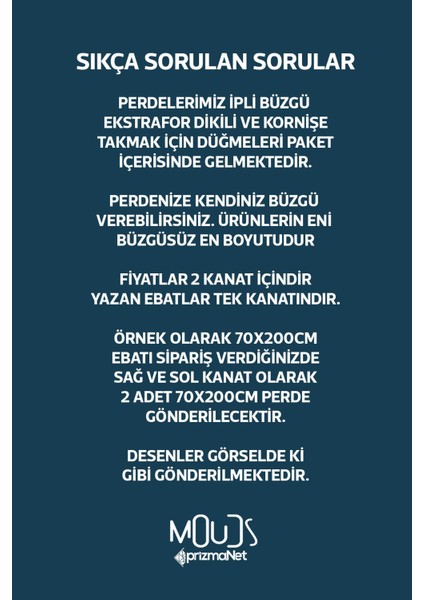 Anatolia 6 Desenli Süet Oturma Odası Salon Fon Perde Baskılı Ekstrafor Büzgü 2 Kanat PRD-1014