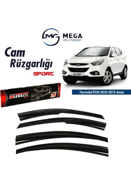 [brand] Hyundai IX35 2010-2015 Arası Mugen Tip Cam Rüzgarlık Sunplex