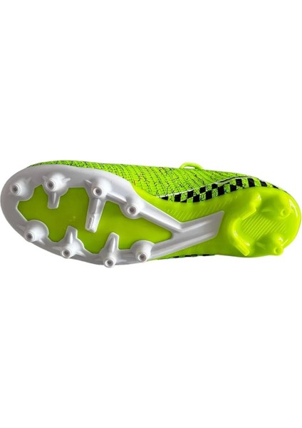 MK-241-129 Neon Sarı Renkli Dişli Erkek Krampon