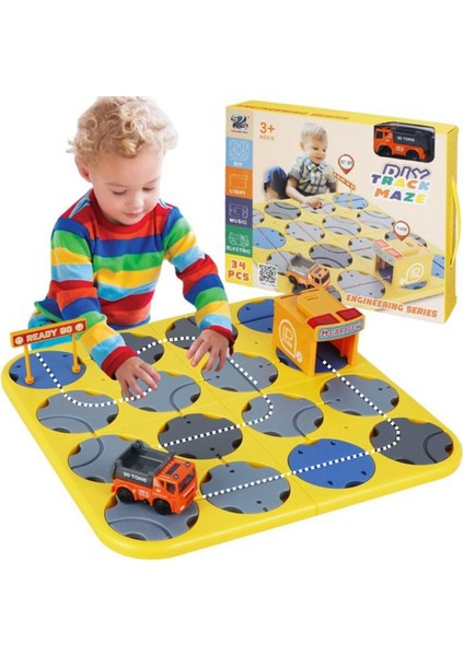 Mühendislik Serisi Kodlama Oyunu Stem Mantıksal Yol Yapım Oyunu Eğitici Oyuncak Puzzle Zeka Geliştirme Problem Çözme (Yurt Dışından)