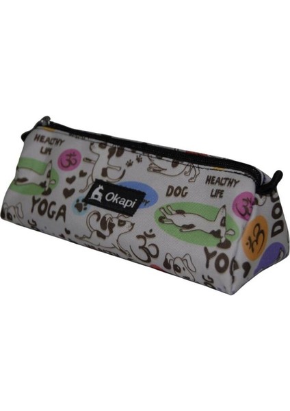 OKP-103 Kalem Çantası Köpek Desenli