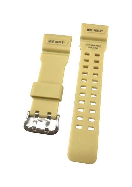 DUN-339 Mavi Yeşil Siyah Renk Silikon Saat Kordonu Kayışı