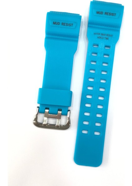 DUN-339 Mavi Yeşil Siyah Renk Silikon Saat Kordonu Kayışı fırsatları