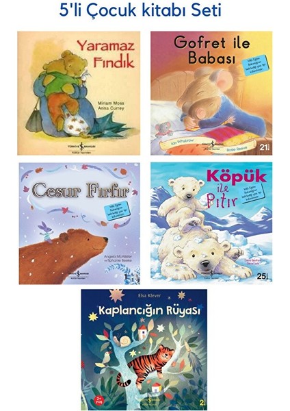 Yaramaz Fındık + Gofret ile Babası + Cesur Fırfır + Köpük ile Pıtır + Kaplancığın Rüyası Set