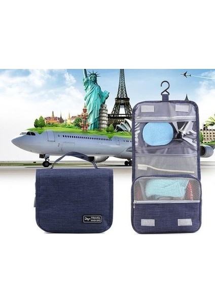 Seyahat Traş Makyaj ve Kişisel Bakım Ürünleri Organizer Çanta (Yurt Dışından)