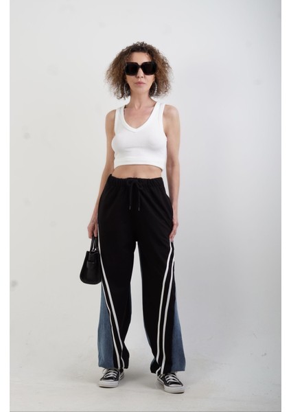 Mavi Siyah Iki Renkli Jean Pantolon indirimleri