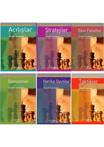 Işbankası-Satrançta Kazandıran Taktikler - Satrançta Kazandıran Oyun Felsefesi / 6 Kitap Set