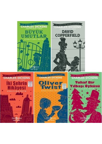 Işbankası- Charles Dickens Çocuk Klasikleri 5 Kitap Set / Büyük Umutlar - David Copperfield