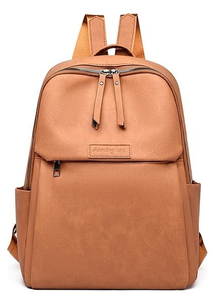 Kadınlar Için Büyük Kapasiteli Retro Sırt Çantası 2024 Yeni Moda Pu Deri Seyahat Kadın Sırt Çantası (Yurt Dışından)