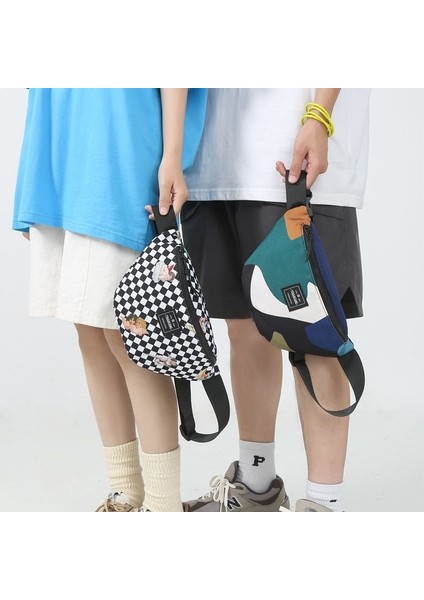 Japonya ve Güney Kore Moda Boyama Açık Moda Omuz Çantası (Yurt Dışından)