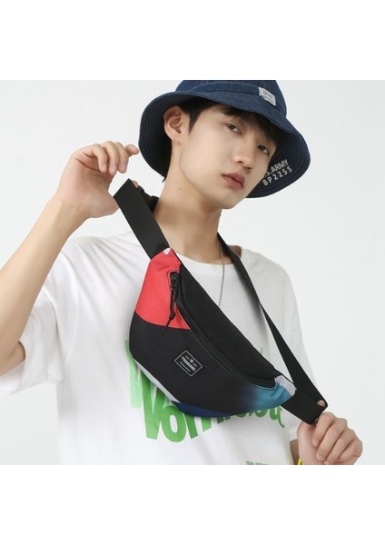 Japonya ve Güney Kore Moda Boyama Açık Moda Omuz Çantası (Yurt Dışından)