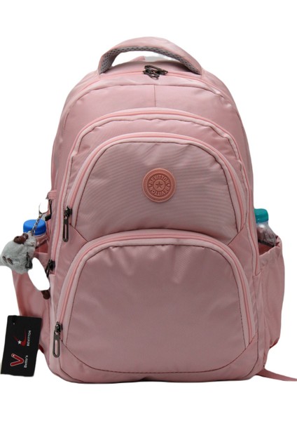 Özel Su Itici Kumaş Pudra Unisex Okul Sırt Çantası 34600 fiyatları