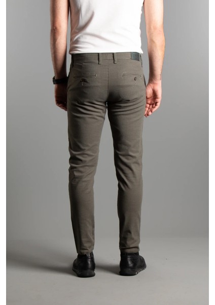 Erkek Haki Dokulu Kanvas Keten Pantolon indirimleri