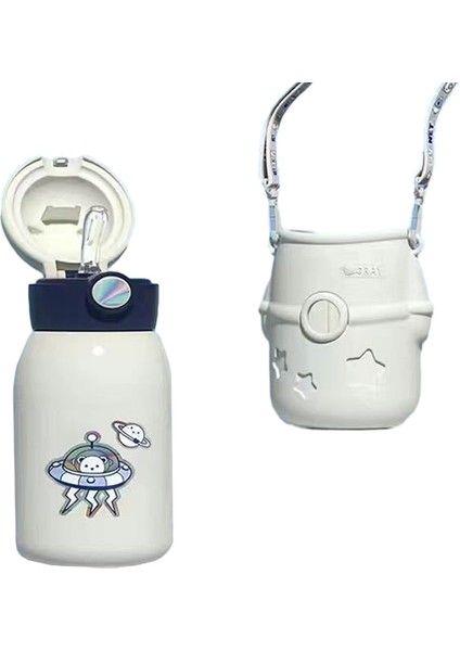 Hug Planet Astronot Pipetli Vakumlu Kupa (Yurt Dışından)