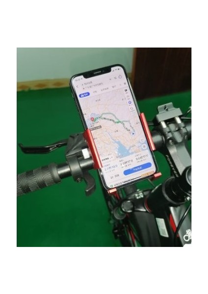 Mdsj Motosiklet Alüminyum Alaşımlı Cep Telefonu Tutucusu Bisiklet Navigasyon Cep Telefonu Tutucusu (Yurt Dışından)