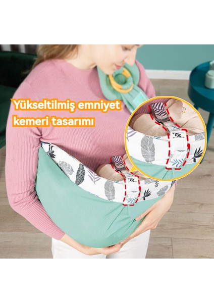 Moda Açık Emzirme Sırt Havlu Çok Fonksiyonlu Pamuk Kayış (Yurt Dışından)