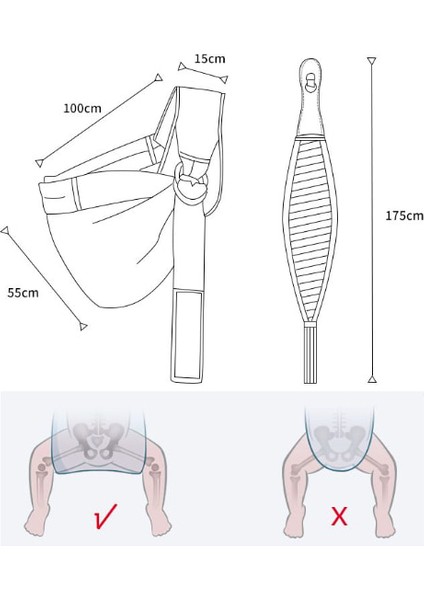 Moda Açık Emzirme Sırt Havlu Çok Fonksiyonlu Pamuk Kayış (Yurt Dışından)