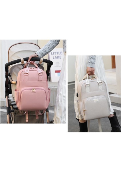 Moda Çok Fonksiyonlu Anne Çantası Omuz Büyük Kapasiteli Hırsızlığa Karşı Anne ve Bebek Çantası (Yurt Dışından) fiyatları