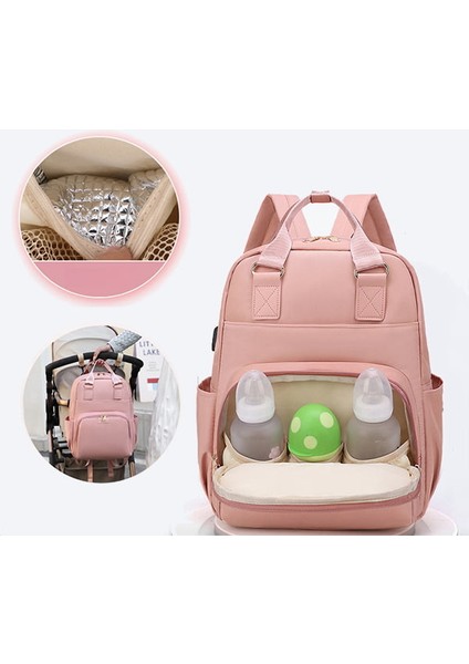 Moda Çok Fonksiyonlu Anne Çantası Omuz Büyük Kapasiteli Hırsızlığa Karşı Anne ve Bebek Çantası (Yurt Dışından) fiyatları